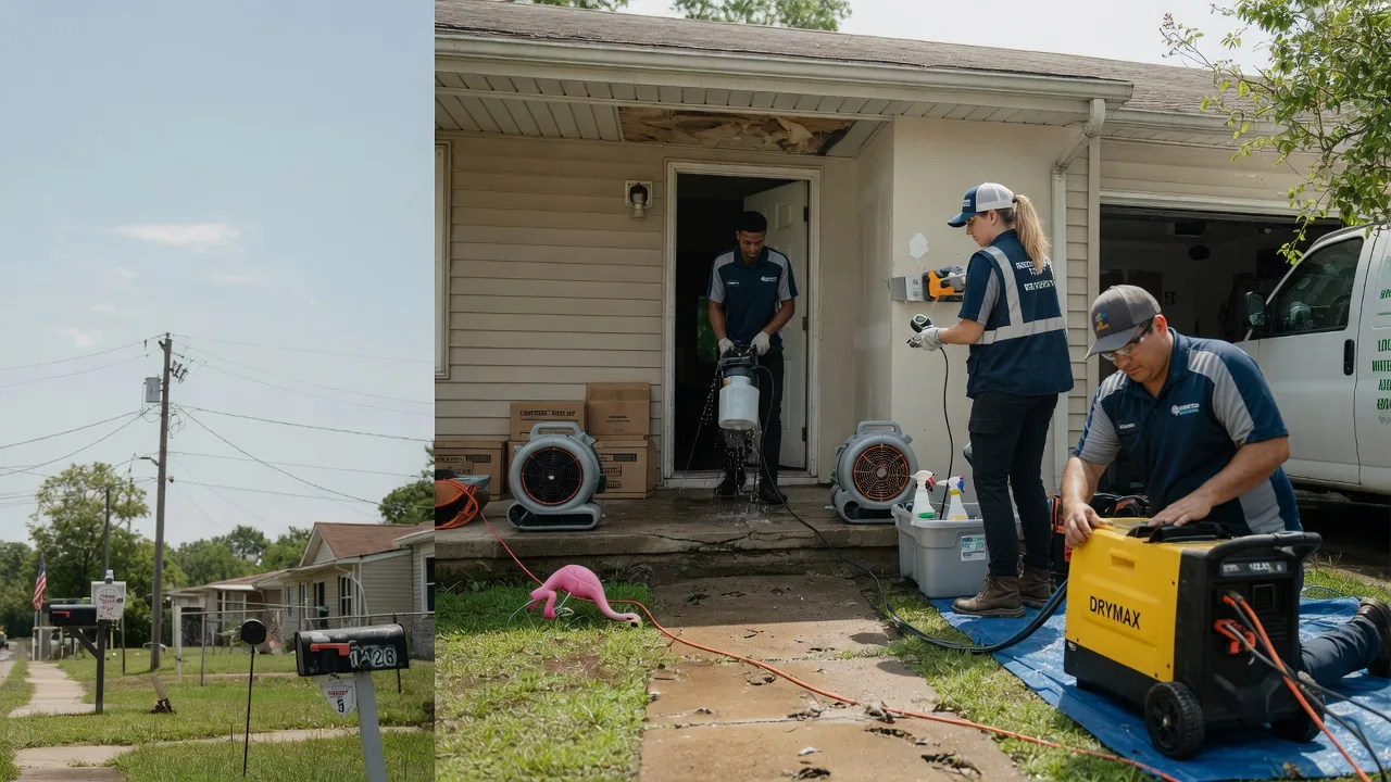 Storm Damage Water Removal in Worden, IL near me